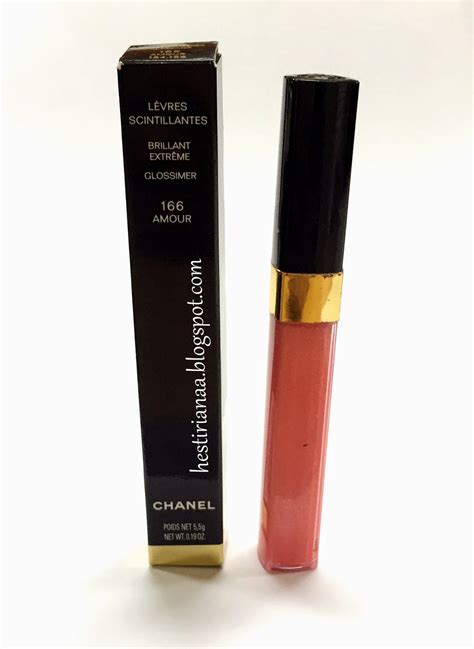 chanel levres scintillantes n 166 amour|Chanel Levres Scintillantes Glossimer .